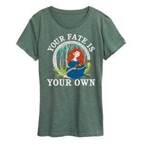 Women's - Disney - Merida Your Fate Is Your Own Short Sleeve Graphic T-Shirt - 1 of 4