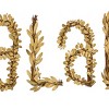HGTV Home Collection Unlit “Fa La La” Wall Decoration with Christmas Themed Wall Decoration, Unlit, HGTV Home Collection, Gold, 13 in - 3 of 3