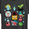 Women's - Spongebob Squarepants - Spongebob: The Search For Squarepants Grid Short Sleeve Graphic T-Shirt - 2 of 4
