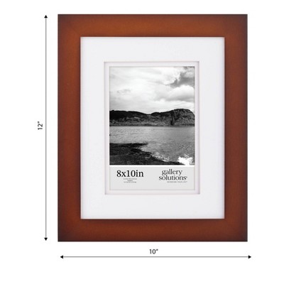 Classic 8x10 White Walnut Wood Tabletop Wall Frame