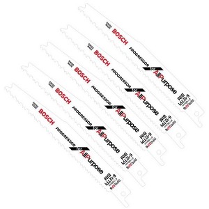 Bosch RPRAP6 (5 Pack) 6-Inch 6/12 TPI Wood Cutting Reciprocating Saw Blades # RPRAP6B-5PK - 1 of 3