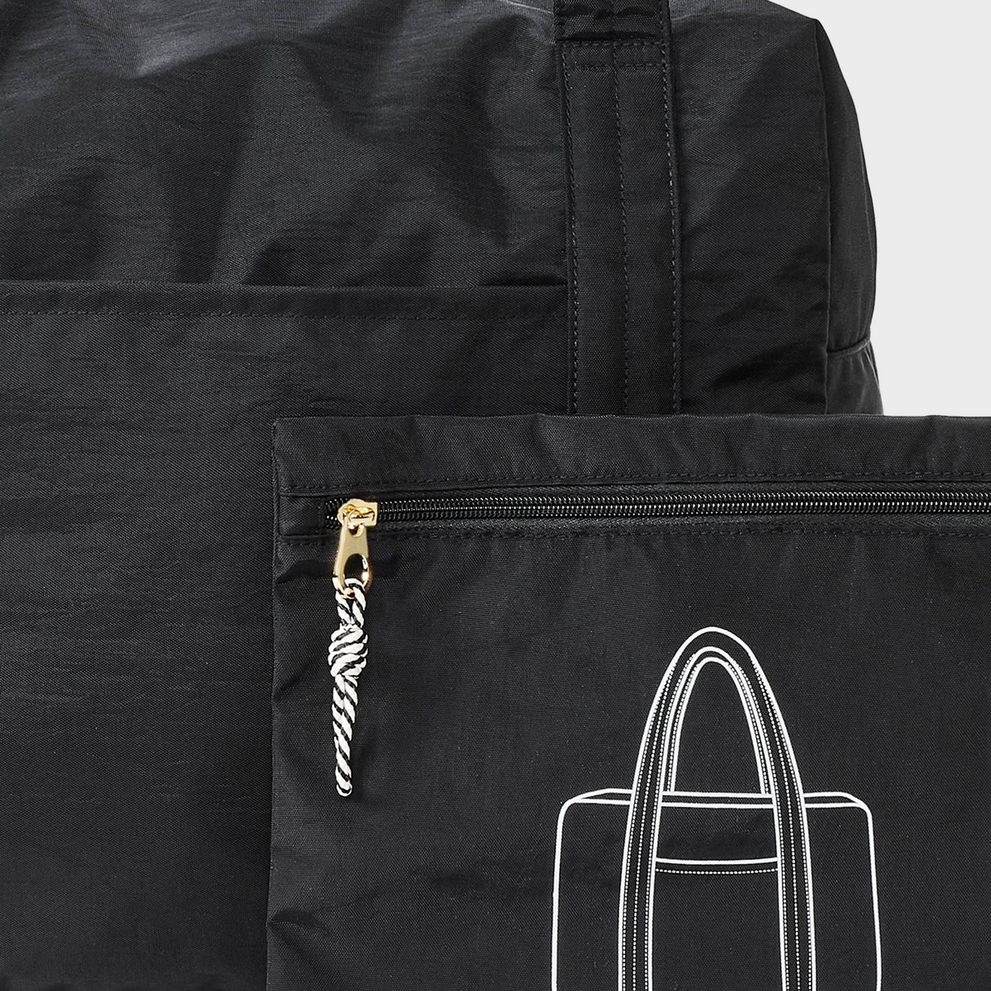 Сумка Universal Thread Essential Packable Weekender Duffel, цвет: Чёрный — фото 4