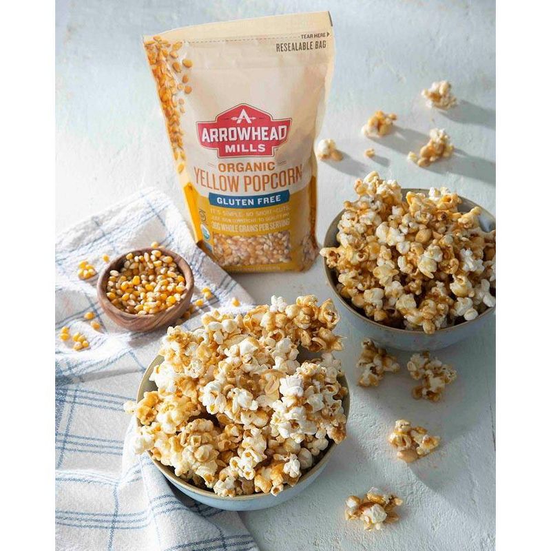 Arrowhead Mills Organic Yellow Popcorn - 28oz/6pk, 2 of 5