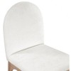 Meridian Furniture,Waldorf Chenille Fabric Dining Chair - 4 of 4