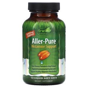 Irwin Naturals Aller-Pure, Histamine Support, 54 Liquid Soft-Gels - 1 of 4