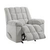 Chenille Rocking Reclining Chair with Gentle Motion and Comfortable Design - 4 of 4