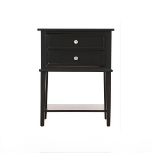 Gulches Contemporary Nightstand with Open Shelf, Easy Assembly & Durable Construction, Modern Design for Any Decor - 1 of 4