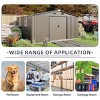 10x12 FT Outdoor Metal Backyard Storage Shed with Windows,Large Weatherproof Garden Tool Shed,Heavy Duty Metal Garage Shed for Patio-Coolbibila - 2 of 4
