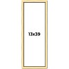 PosterPalooza | Panoramic Simple Gold Picture Frame - UV Acrylic, Foam Board Backing, Hanging Hardware - 2 of 4