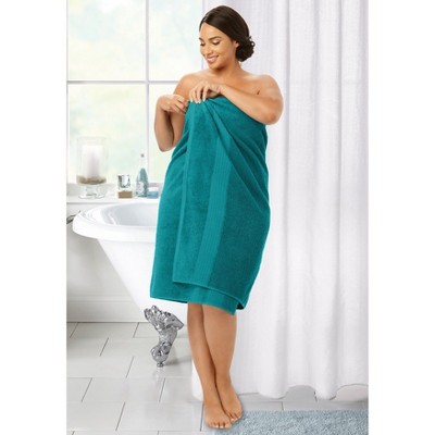 BrylaneHome BH Studio Oversized Towel Bath Sheet - Turquoise