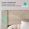 Farmhouse Wood Bed Frame with Headboard, Easy Assembly, Noise-Free, No Box Spring Required - 3 of 4