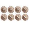 Saro Lifestyle Rustic Napkin Rings With Woven Rattan Design - 2 of 4