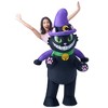 SYNCFUN Adults Inflatable Halloween Costumes, Riding a Black Cat Inflatable Costume, Kitty Blow Up Costumes - 4 of 4