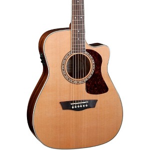 Washburn F11SCE Heritage 10 Series Folk Cutaway Acoustic Electric Guitar Natural - 1 of 4