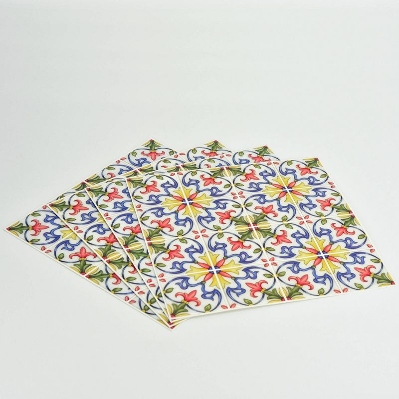 InHome Tuscan Tile Peel &#38; Stick Wallpaper Backsplash Tiles, 4 of 10