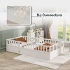Streamdale Twin Floor Bed with High Barrier, Door & Montessori Design - 4 of 4