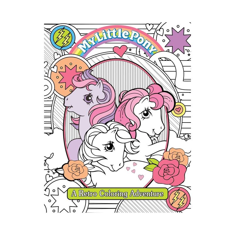 My Little Pony Retro Coloring Book - by  Editors of Studio Fun International (Paperback), 1 of 2
