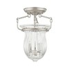 Livex Lighting Andover 2 - Light Semi-Flush Mount in  Brushed Nickel - 2 of 4