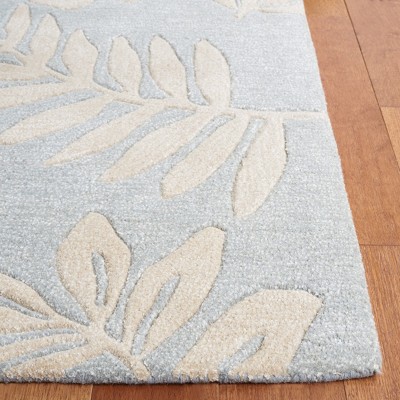 Soho Blue and Multicolor Hand-Tufted Wool Area Rug