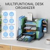 Desk Organizer and Accessories Kit with 5-Tier Letter Tray Desk Organizers - 3 of 4