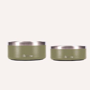 32oz and 64oz - Stainless Steel Dog & Cat Food and Water Bowl – Non-Slip, Dishwasher Safe – Tilley + Me - 1 of 4