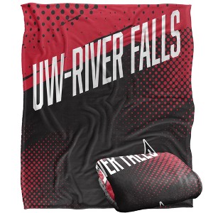 University Of Wisconsinriver Falls Fan Zone Silky Touch Super Soft Throw Blanket 50x60 - 1 of 4