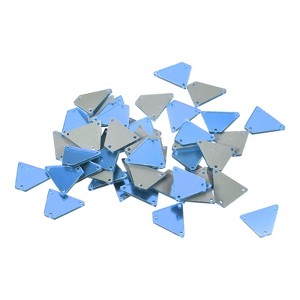 Unique Bargains Flat Back Sew on Acrylic Irregular Mirrors for Evening Dresses 50 Pcs - 1 of 4