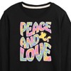 Boys' - Peanuts - Peace & Love Woodstock Long Sleeve Graphic T-Shirt - 2 of 4