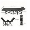Angel Sar Grey Heavy-Duty Camping Cot with Mat & Carry Bag, 900lb Capacity Portable Folding Bed for Outdoor, Indoor, Office Use - 3 of 4