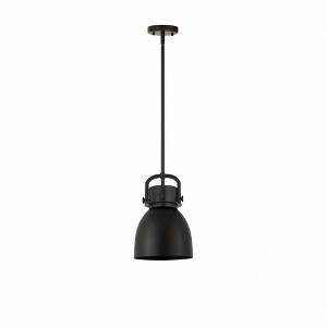 Newton Bell - 1 Light Pendant In Industrial Style-11.75 Inches Tall and 8 Inches Wide - 1 of 1