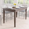 New York Counter Height Wood Dining Table Washed Gray - CorLiving - 4 of 4