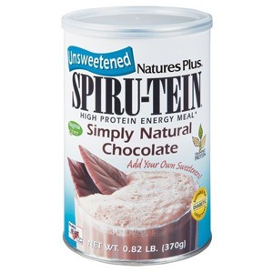 Simply Natural Spirutein Chocolate by Nature's Plus  -  0.82 lbs Powder - 1 of 2