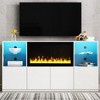 NicBex TV Stand for 75 Inch TV,TV Entertainment Center with 34.2 Inch Non-heating Electric Fireplace,Modern TV Console Table for Living Room - 2 of 4
