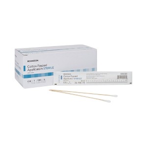 McKesson Cotton Tipped Swabstick, Sterile, 6 in. - 1 of 4