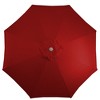 Northlight 8.5' Outdoor Patio Market Umbrella with Hand Crank - Red - 3 of 4