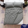 American Soft Linen Luxury Ultra Soft 100% Cotton Sateen Weave 4-Piece Sheet Set - 3 of 4