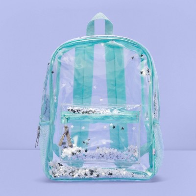 small clear backpack target