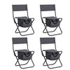 Folding Outdoor Chair with Storage Bag, Portable Chair for indoor, Outdoor Camping, Picnics and Fishing - 4 of 4