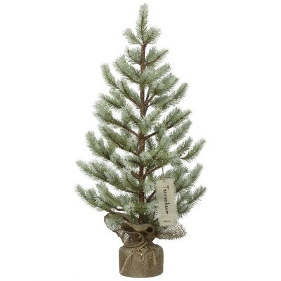 Sullivans Artificial Frosted Pine Tree 2'6"H Green