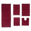 Home Weavers Bell Flower Collection 100% Cotton Tufted Bathroom Rug Set, Non-Slip Latex Bath Rug Set - 2 of 4
