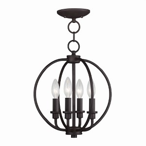 Livex Lighting Milania 4 - Light Chandelier in  Bronze - 1 of 1