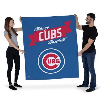Chicago Cubs Blue and Red Wall Hanging Tapestry, 34 x 40 inches