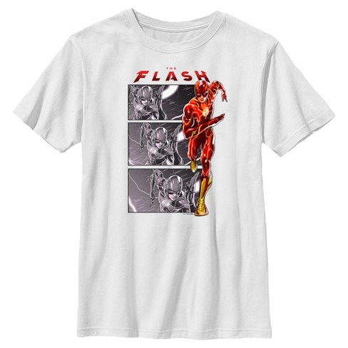 Joker Figura Popgear DC Comics The Flash Distressed Logo Girls T-Shirt The Boys