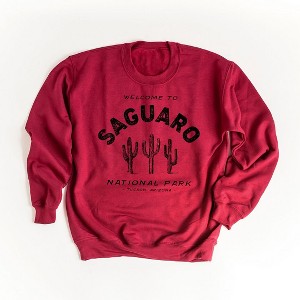 Simply Sage Market Women's Graphic Sweatshirt Vintage Saguaro National Park - 1 of 2