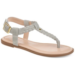 Journee Women's Genevive Flat Sandals - 1 of 4