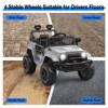 Kids Electric Truck, 3 Speed Toy Car, 12V Electric Truck, Spring Suspension, with Parent Remote, LED Lights, Seat Belt, Music, for Boys Girls - 4 of 4