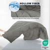 All Season Lightweight Comforter 1PC Solid Color Comforters Ultra Soft Microfiber Down Alternative Diamond Stitch Comforter - Lux Decor Collection - 4 of 4