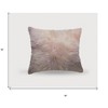 HomeRoots 18" Blush Sheepskin Throw Pillow - 3 of 4