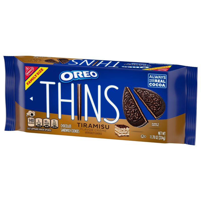 Oreo Thins Tiramisu Cookies Family Size - 11.78oz, 4 of 9