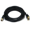 Monoprice DVI-D Cable - 15 Feet - Black | 28AWG CL2 Dual Link 9.9 Gbps - 2 of 4